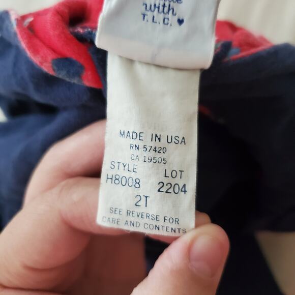 Vintage Navy Blue Hooded Dress 18-24 months - Picture 6 of 7